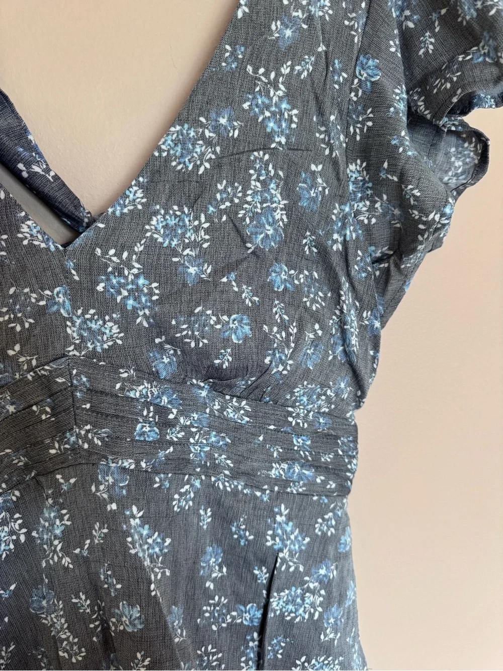 Francesca’s Diane Flutter Sleeve Romper